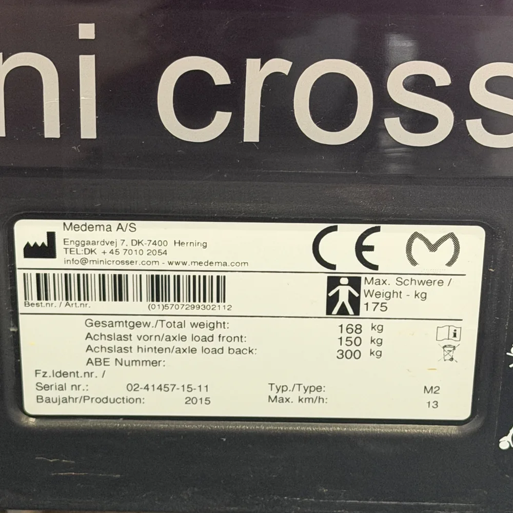 Mini Crosser M2 8 Mph Mobility Scooter USED — image 4