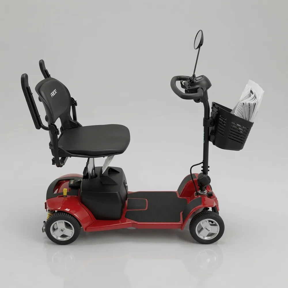 Muick Sandy 4 Mph Mobility Scooter Red USED thumbnail 2