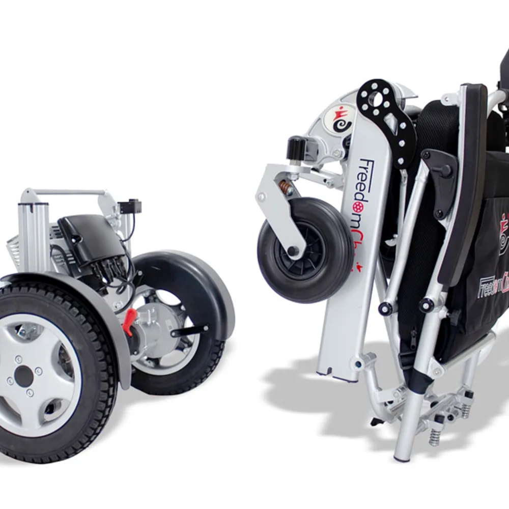 DE08L Freedomchair Folding Electric Wheelchair mobility product 4